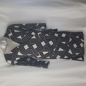 Emma & Michelle black white wrap dress sz 3x